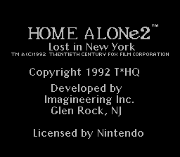 Home Alone screenshot 3 for NES